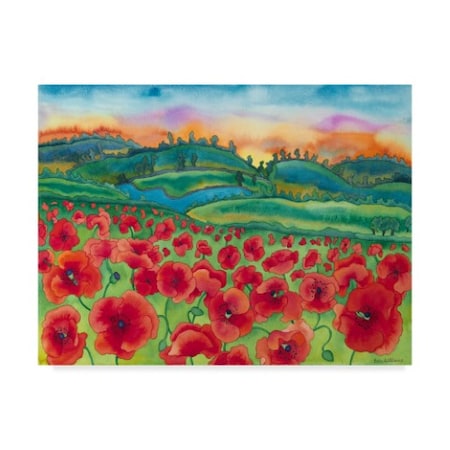 Carissa Luminess 'Magical Poppy Field' Canvas Art,14x19